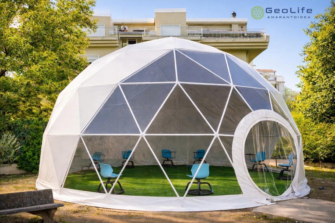 Cupola geodetica per scuole